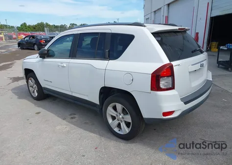 2014 Jeep Compass Sport from USA, damaged, VIN 1C4NJCBB6ED511103
